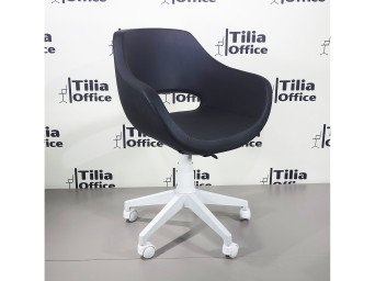 Monaco Çalışma Kesim Çocuk Koltuğu Beyaz Ayak Siyah